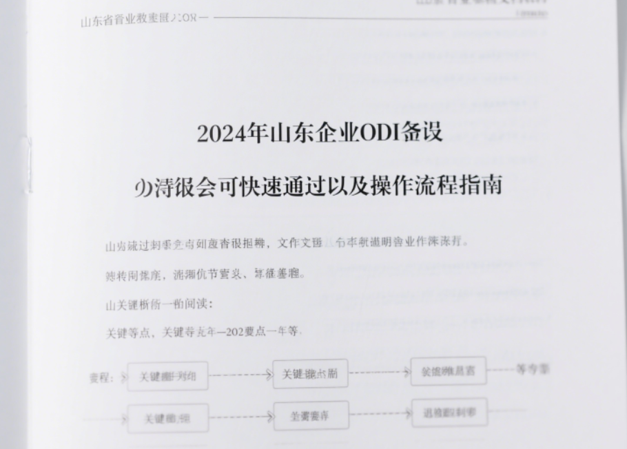 2025年山东企业ODI备案如何快速通过及操作流程指南