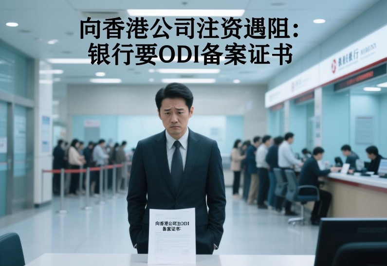 向香港公司注资遇阻：银行要ODI备案证书，这关绕得过去吗？