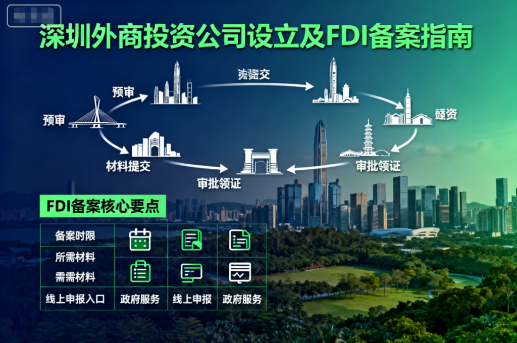 深圳外商投资公司设立及FDI备案指南