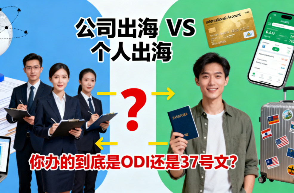 “公司出海”与“个人出海”，你办的到底是ODI还是37号文？
