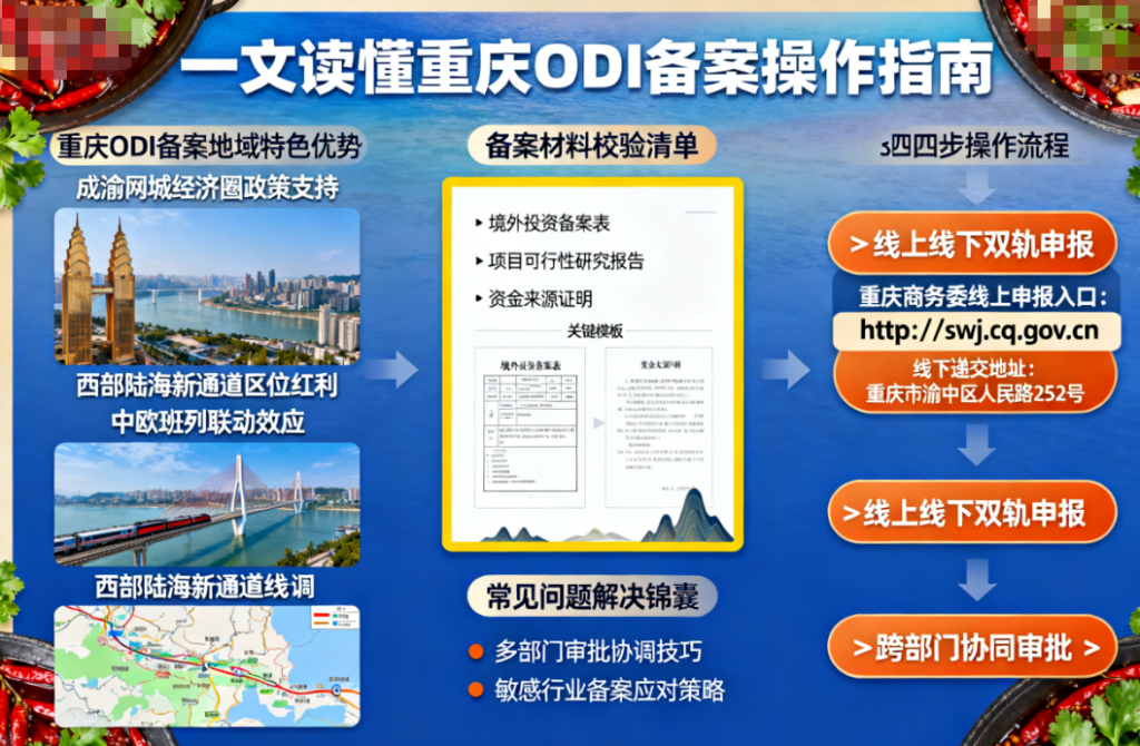 一文读懂重庆ODI备案操作指南