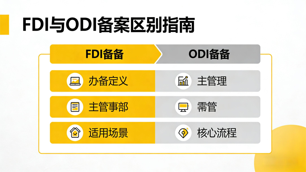 一文让你搞懂FDI备案和ODI备案的区别是啥？