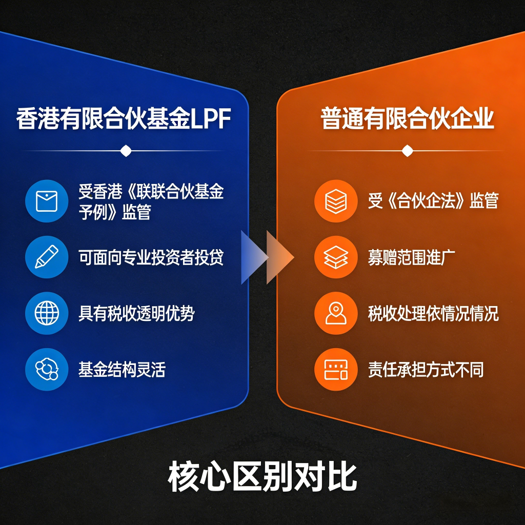 一文搞懂：香港有限合伙基金LPF和普通的有限合伙企业区别划分！_跨境易合规