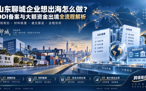 山东聊城企业想出海怎么做？ODI备案与大额资金出境全流程解析-跨境易合规